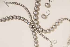 Petite Pearl Bracelet - Platinum