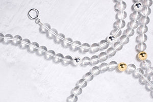 Clarity Quartz Bracelet - Silver