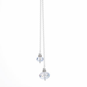 Crystal Cushion Wrap Necklace
