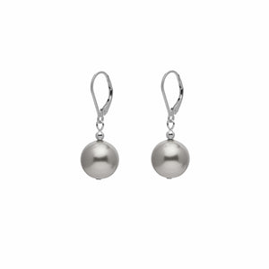 Klassic Pearl Earrings - Stone Grey