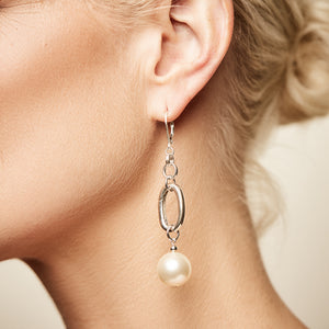 Infinity Pearl Earrings