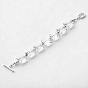 Crystal Stairway Bracelet – Clear
