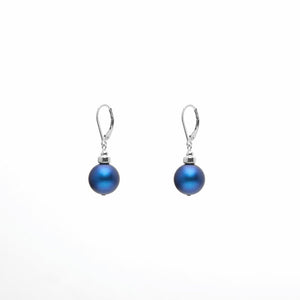 Klassic Pearl Earrings – Electric Blue