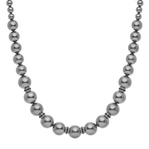 Park Avenue Pearl Necklace – Pewter