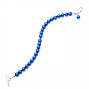 Petite Pearl Bracelet – Electric Blue