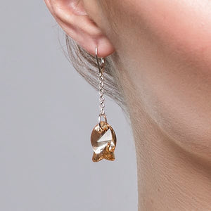 Poisson Earrings – Golden Shadow