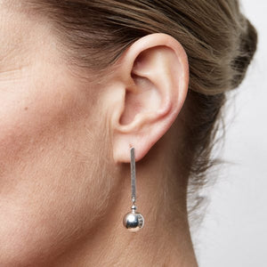 Shine Stix Earrings – Silver