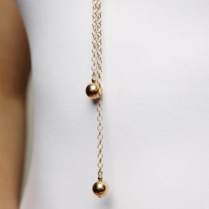 Shine Wrap Necklace – Gold
