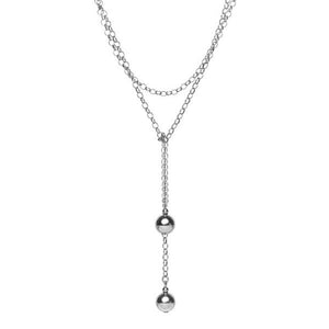 Shine Wrap Necklace – Silver