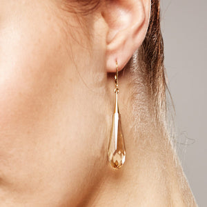 Tear Drop Earrings – Golden Shadow
